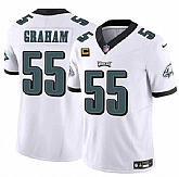 Men & Women & Youth Philadelphia Eagles #55 Brandon Graham White F.U.S.E With 4-Star C Patch Vapor Untouchable Limited Stitched Jersey,baseball caps,new era cap wholesale,wholesale hats